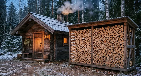 Укладка дров в Новокузнецке, проспект Овражная, 26